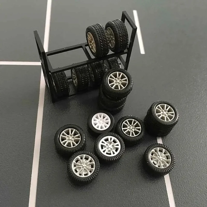 1/64 Specially Assembled Plastic Tire Frame for Alloy Car Model Scene Accessories Tire Peripheral
1/64 Specially Assembled Plastic Tire Frame for Alloy Car Model Scene Accessories Tire Peripheral