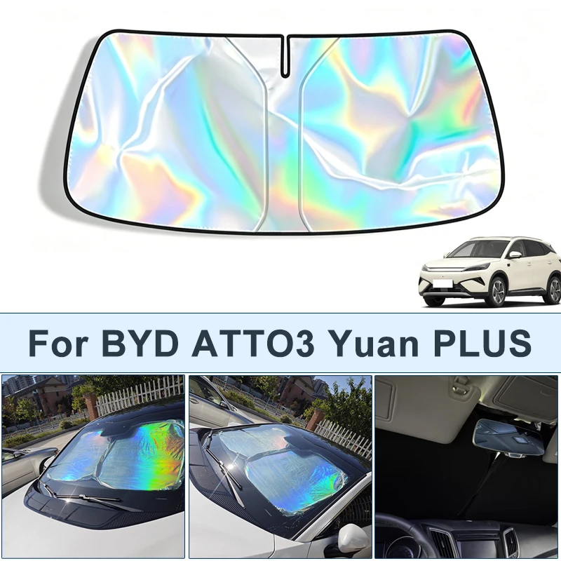 Foldable Front Windshield Sun Shade For BYD ATTO3 Yuan PLUS UV Reflective Sun Protection Cover Car Interior Accessories
Foldable Front Windshield Sun Shade For BYD ATTO3 Yuan PLUS UV Reflective Sun Protection Cover Car Interior Accessories
