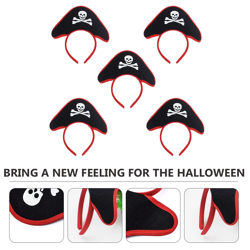 5 Pcs Pirate Skull Hair Hoop Kids Headband Halloween Party Headwear Fabric Festival Headdress Hair Accessories
5 Pcs Pirate Skull Hair Hoop Kids Headband Halloween Party Headwear Fabric Festival Headdress Hair Accessories