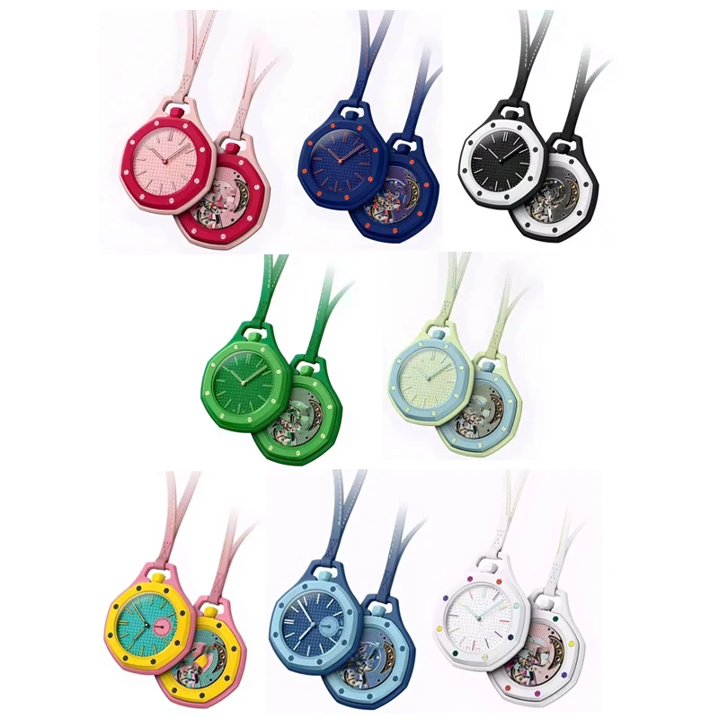 2026 New /Hot Pocket Watch Octagonal Pop Style Neck Quartz Movement Candy Color Quartz Watch Color Niche Personality Removable
2026 New /Hot Pocket Watch Octagonal Pop Style Neck Quartz Movement Candy Color Quartz Watch Color Niche Personality Removable