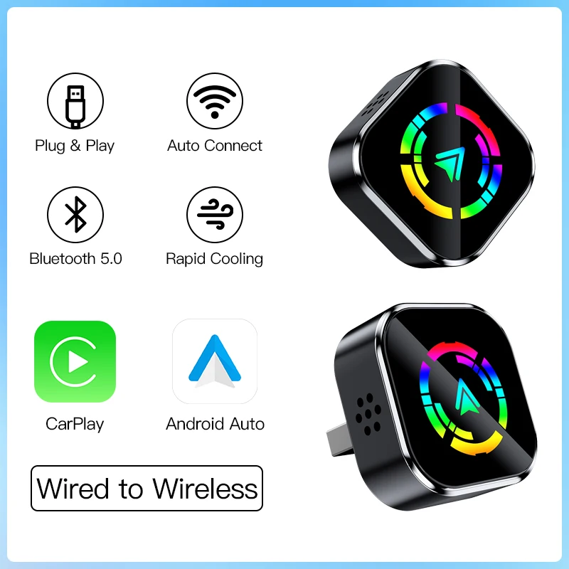 Беспроводной адаптер CarPlay Android Auto Адаптер 2 в 1 Смарт-ключ для IPhone Android Телефон Автомобильное воспроизведение Проводной к беспроводному Ai Box
Беспроводной адаптер CarPlay Android Auto Адаптер 2 в 1 Смарт-ключ для IPhone Android Телефон Автомобильное воспроизведение Проводной к беспроводному Ai Box