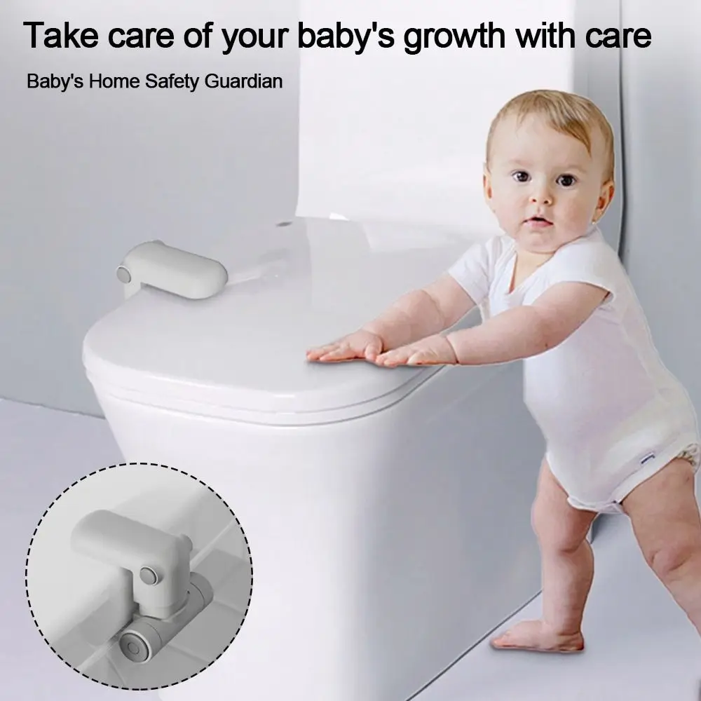 Useful White Toilet Locks Multi-functional Self Adhesive Security Protection Locks Anti-Opening Security Latch
Useful White Toilet Locks Multi-functional Self Adhesive Security Protection Locks Anti-Opening Security Latch