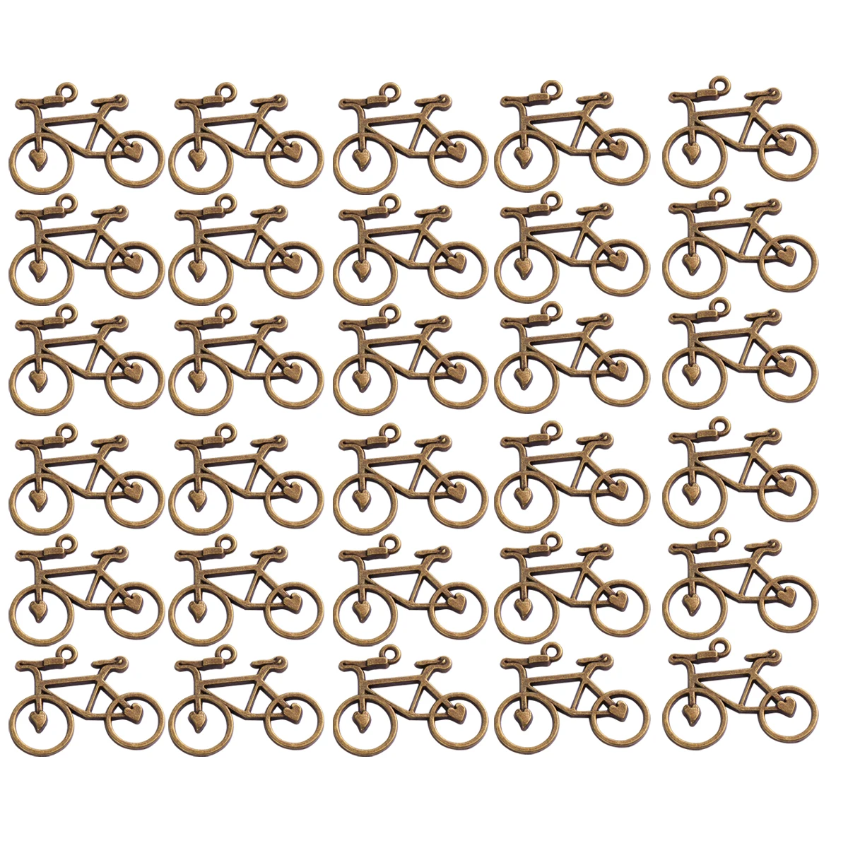 30 Pcs Bicycle Pendant Alloy Charm Kit for Necklace Bracelet DIY Jewelry Making Decorations Creative Stylish Accessory
30 Pcs Bicycle Pendant Alloy Charm Kit for Necklace Bracelet DIY Jewelry Making Decorations Creative Stylish Accessory