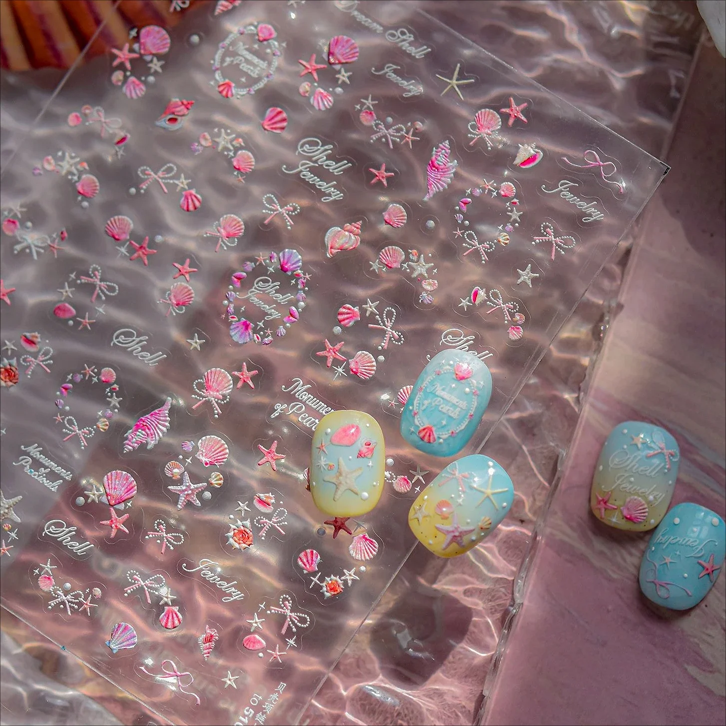 Pink Shell Necklace Starfish Swarm Conch Bowknot Dreamy Sea Star Marine Adhesive Nail Art Decoration Stickers Manicure Decals
Pink Shell Necklace Starfish Swarm Conch Bowknot Dreamy Sea Star Marine Adhesive Nail Art Decoration Stickers Manicure Decals