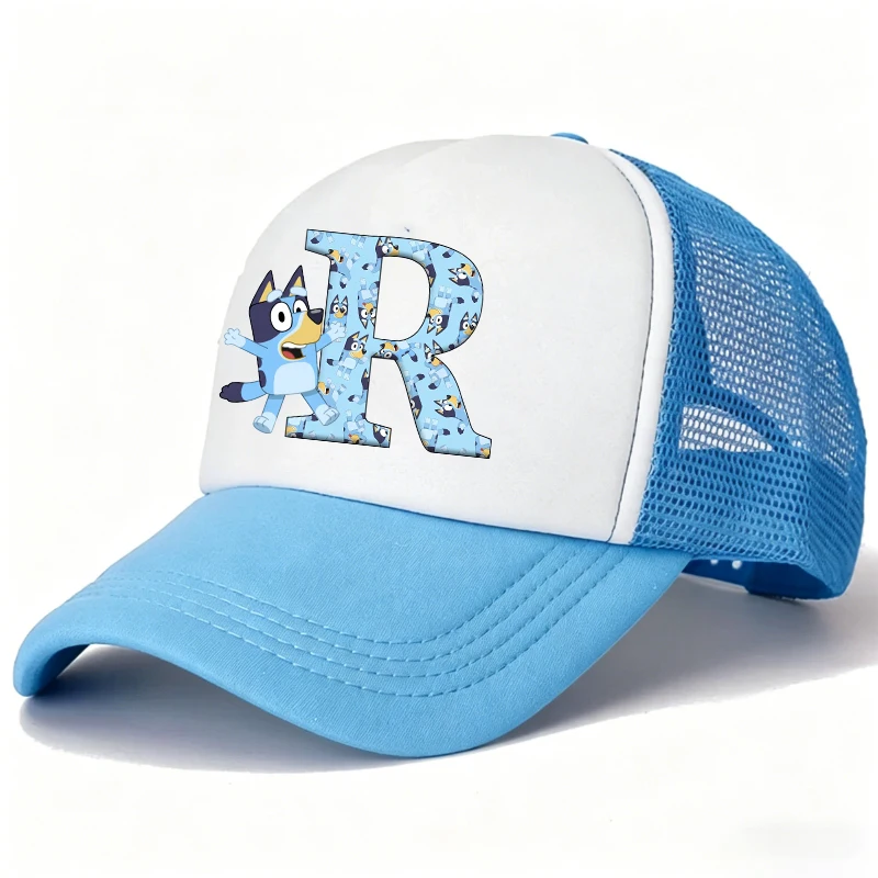 Blueys New Peaked Cap Cartoon A-Z Letter Baseball Caps Summer Breathable Mesh Hat Anime Partern Parent-child Hats Peacoat Gift
Blueys New Peaked Cap Cartoon A-Z Letter Baseball Caps Summer Breathable Mesh Hat Anime Partern Parent-child Hats Peacoat Gift