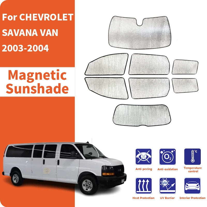 Солнцезащитные шторки для окон автомобиля, защита от ультрафиолета, накладки на окна, защита от солнца, защита конфиденциальности для CHEVROLET SAVANA VAN 2003-2004
Солнцезащитные шторки для окон автомобиля, защита от ультрафиолета, накладки на окна, защита от солнца, защита конфиденциальности для CHEVROLET SAVANA VAN 2003-2004
