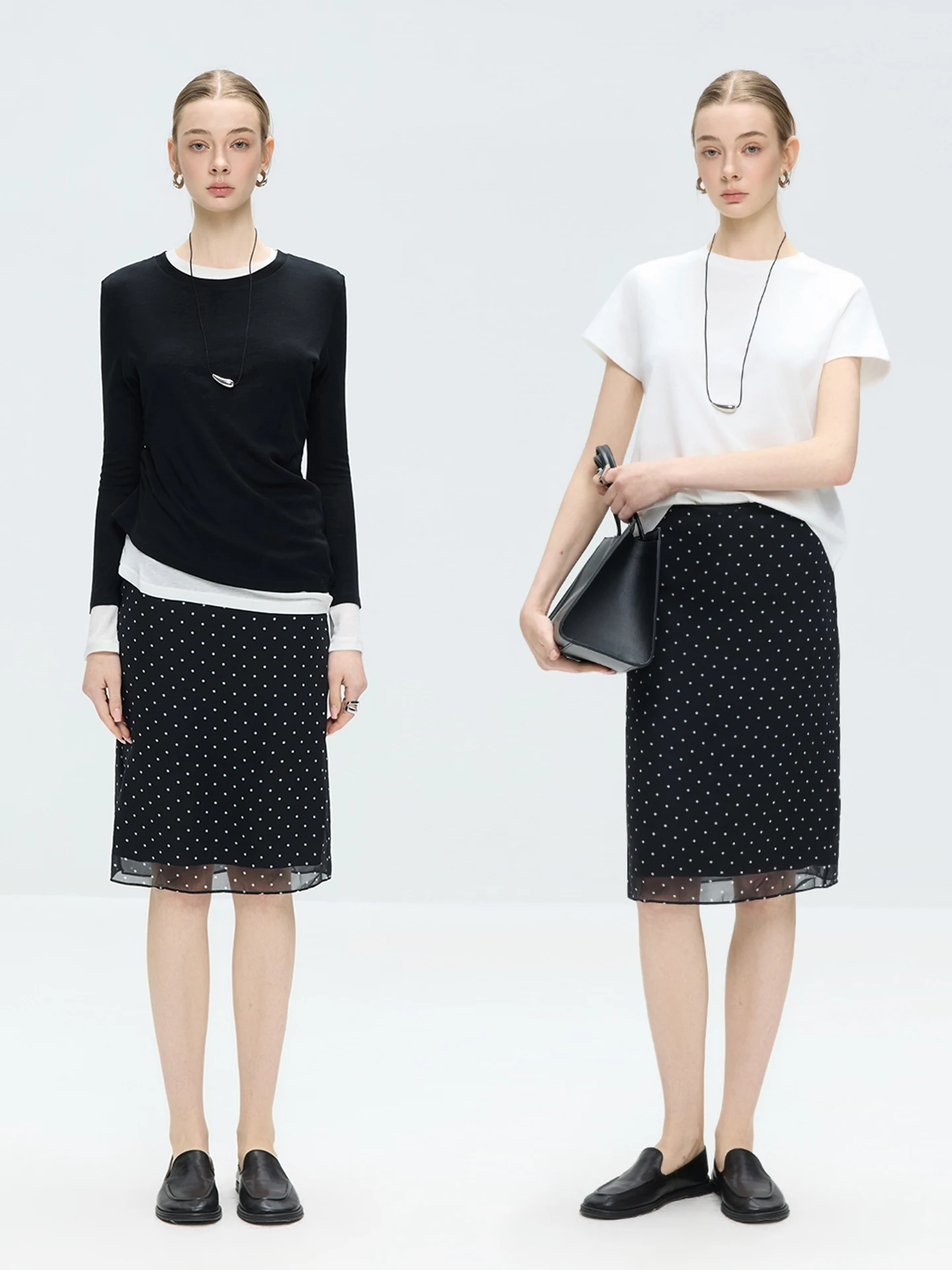 LUR High Waist A-Line Midi Skirt Polka Dot Unique Design Spring 2026 Skin-Friendly Breathable Polyester Fiber No Elasticity
LUR High Waist A-Line Midi Skirt Polka Dot Unique Design Spring 2026 Skin-Friendly Breathable Polyester Fiber No Elasticity
