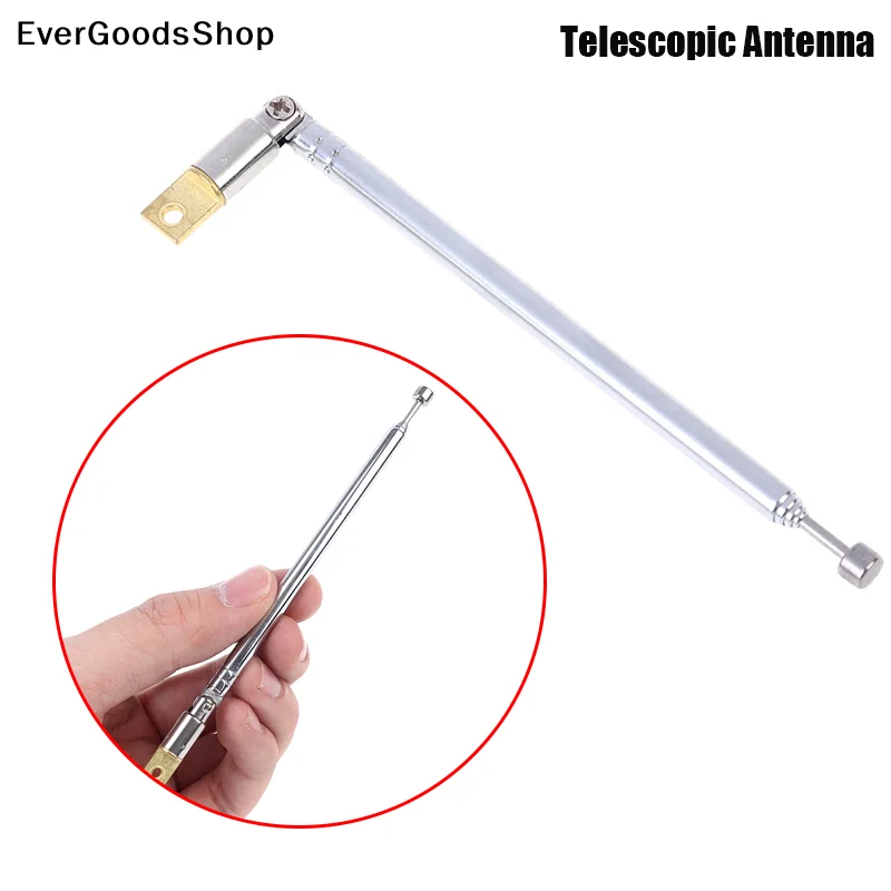 New 1PC 37cm 5 Section Telescopic Stainless Steel AM FM Radio Universal Antenna
New 1PC 37cm 5 Section Telescopic Stainless Steel AM FM Radio Universal Antenna