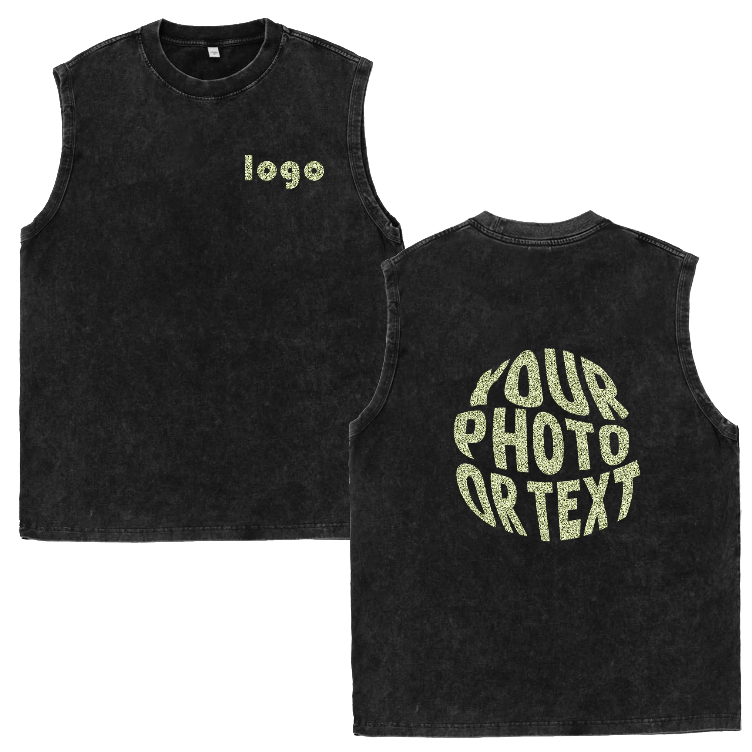 Customized Vest Summer Men's Washed Cotton Tank Tops Muscle Gym Sleeveless Workout T Shirts Running Beach Loose Cutoff Tees
Customized Vest Summer Men's Washed Cotton Tank Tops Muscle Gym Sleeveless Workout T Shirts Running Beach Loose Cutoff Tees