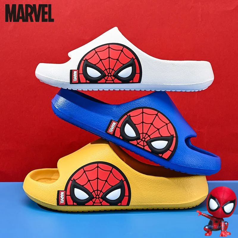 BeastKingdom Marvel Spiderman, милые креативные детские шлепанцы с мультяшным рисунком, нескользящая мягкая подошва, удобные и легкие шлепанцы
BeastKingdom Marvel Spiderman, милые креативные детские шлепанцы с мультяшным рисунком, нескользящая мягкая подошва, удобные и легкие шлепанцы