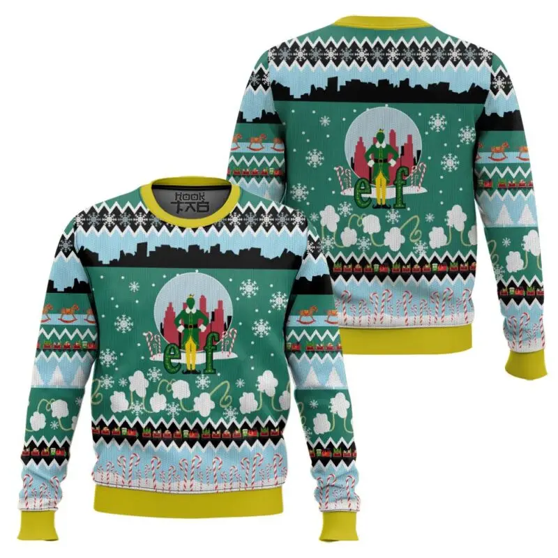Christmas Elf Christmas Ugly Sweater Buddy Elf Image Unicorn Whale Festival Atmosphere Film And Television Fan Culture Hoodie
Christmas Elf Christmas Ugly Sweater Buddy Elf Image Unicorn Whale Festival Atmosphere Film And Television Fan Culture Hoodie