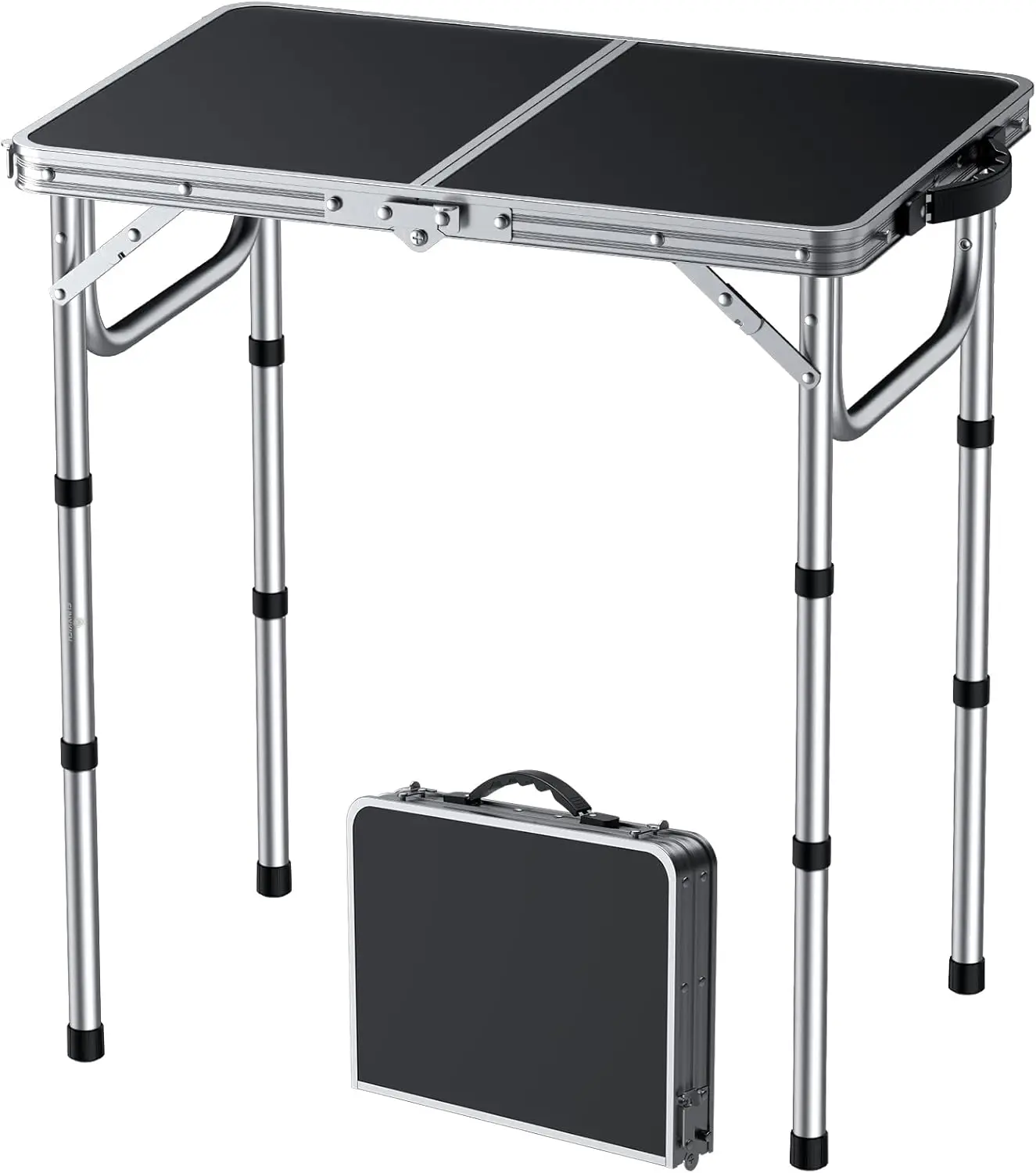 Small Folding Camping Table with 3 Adjustable Heights, Lightweight Aluminum Portable Table for Outdoor Picnic
Small Folding Camping Table with 3 Adjustable Heights, Lightweight Aluminum Portable Table for Outdoor Picnic