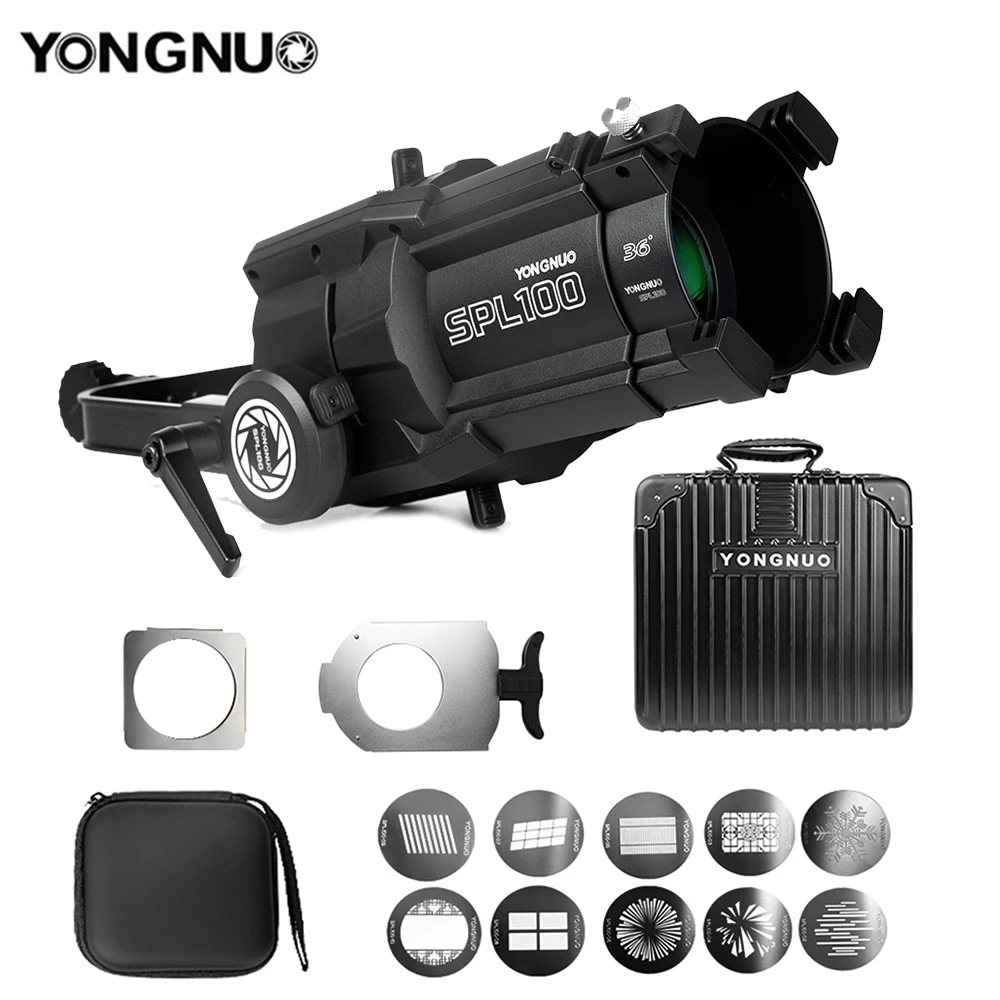 Yongnuo SPL100 Optical Focal Condenser Spotlight with 36 Degree Lens for YNLUX100 YNLUX100Pro YN150 YN150S YN150Li Video Light
Yongnuo SPL100 Optical Focal Condenser Spotlight with 36 Degree Lens for YNLUX100 YNLUX100Pro YN150 YN150S YN150Li Video Light