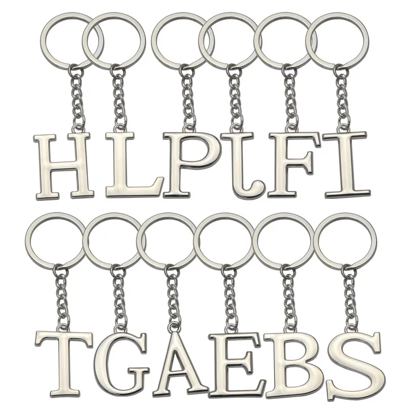 26 Diy A-z Letter Keychain Car Zinc Alloy Keychain Pendant Simple Silver Letter Name Keychain Party Gift
26 Diy A-z Letter Keychain Car Zinc Alloy Keychain Pendant Simple Silver Letter Name Keychain Party Gift