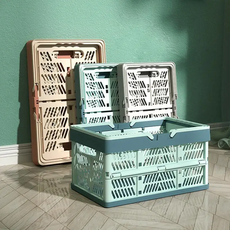 Folding Picnic Basket Grocery Shopping Basket with Handles Storage Container Market Basket for Camping Home Organization
Folding Picnic Basket Grocery Shopping Basket with Handles Storage Container Market Basket for Camping Home Organization