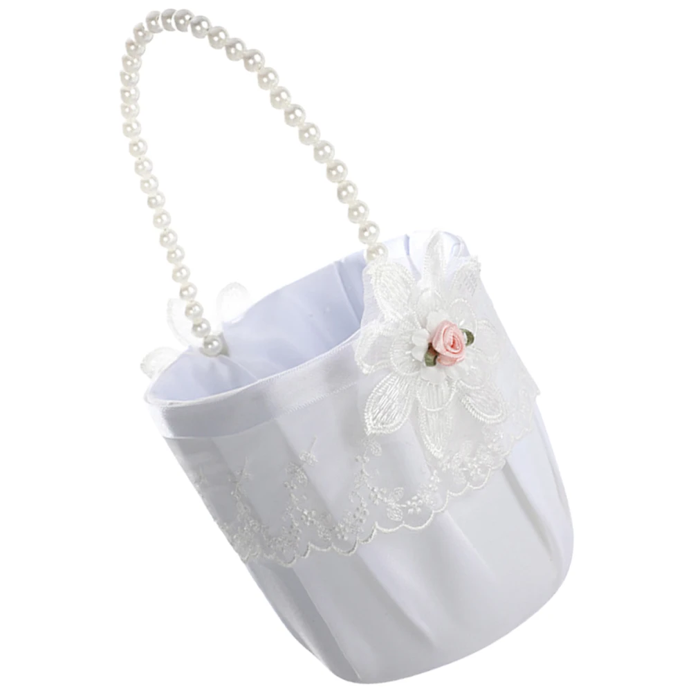 Rustic Wedding Flower Baskets Handle Elegant Petal Decor Plastic Storage Baskets for Party Centerpiece Lace Wedding Basket
Rustic Wedding Flower Baskets Handle Elegant Petal Decor Plastic Storage Baskets for Party Centerpiece Lace Wedding Basket