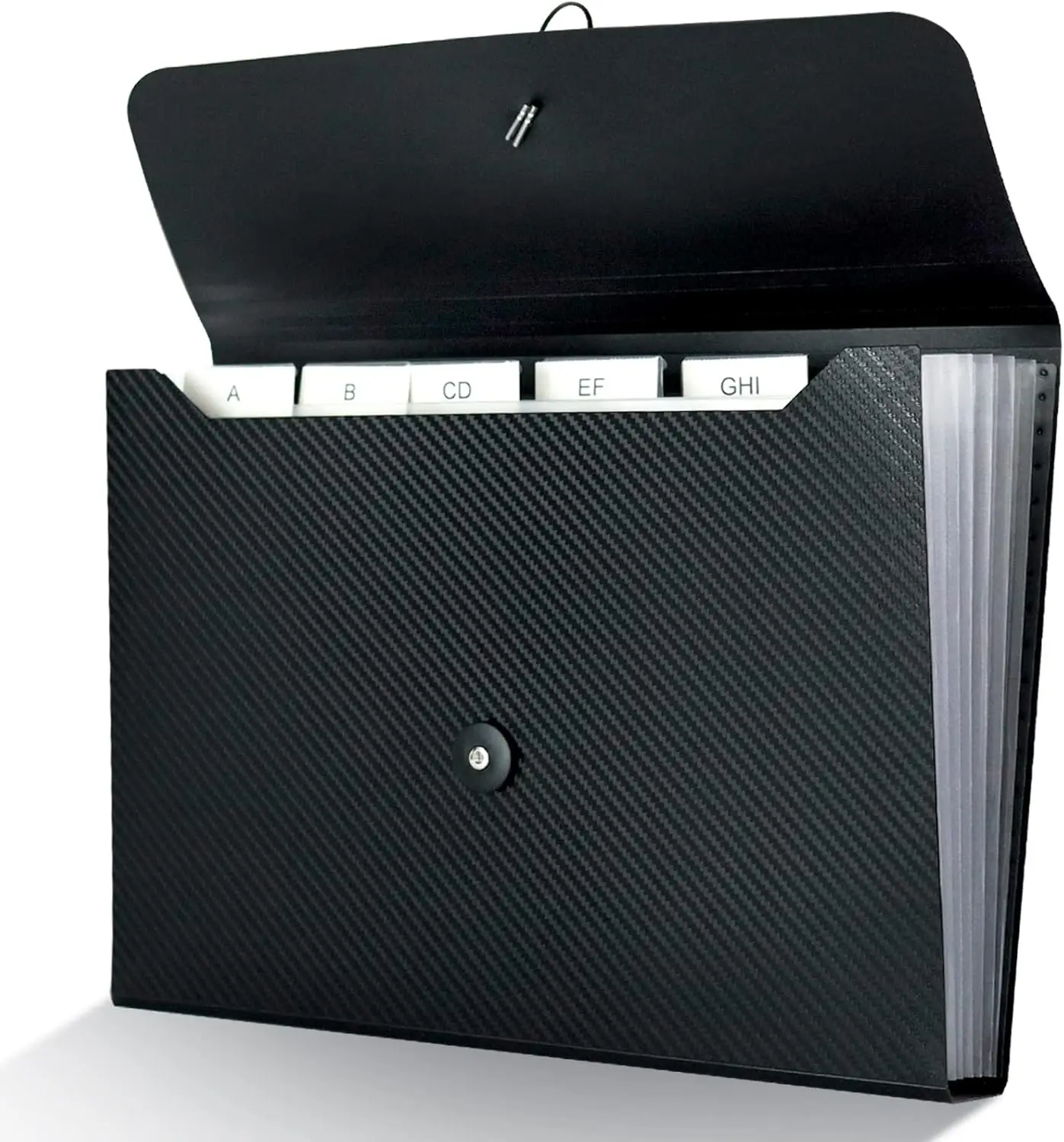 7 Pocket Expanding File Folder with Tab Inserts, Accordian File Organizer Document Receipt Organizer, Accordion Folder File Keeper A4 Letter Size, for School Home Office, Black
7 Pocket Expanding File Folder with Tab Inserts, Accordian File Organizer Document Receipt Organizer, Accordion Folder File Keeper A4 Letter Size, for School Home Office, Black