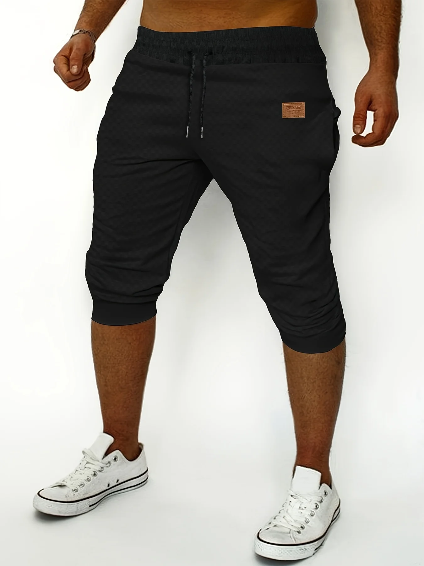 Men's Casual Black Drawstring Cropped Joggers — Stylish, Relaxed Summer Trousers for Daily Wear and Work
Men's Casual Black Drawstring Cropped Joggers — Stylish, Relaxed Summer Trousers for Daily Wear and Work