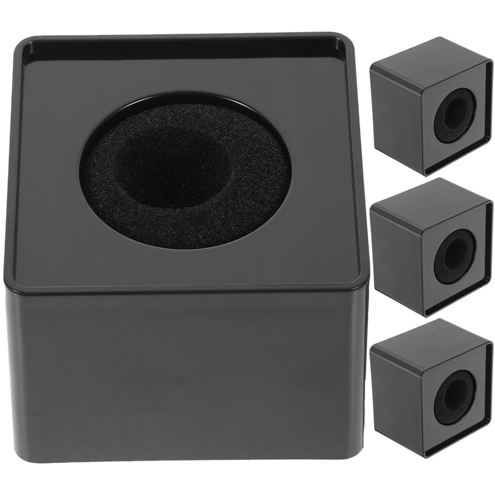 4 Pcs Microphone Label Square Shaped Flag Station Logo Cube Customized The Sign Hand Feeling Abs Black
4 Pcs Microphone Label Square Shaped Flag Station Logo Cube Customized The Sign Hand Feeling Abs Black