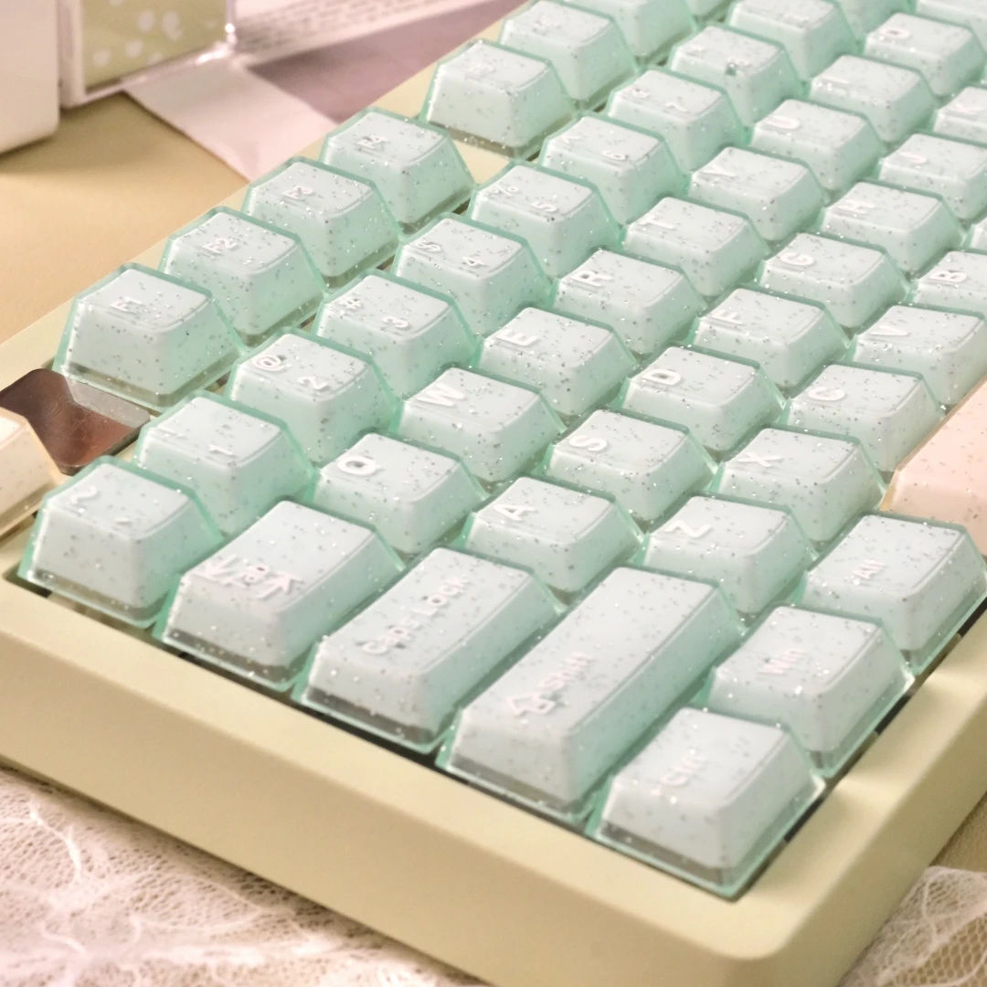 Мятно-зеленый блестящий набор колпачков для клавиш Cherry Profile PBT + PC, двухцветные колпачки для литья под давлением, полупрозрачные колпачки для клавиш для девочек на заказ
Мятно-зеленый блестящий набор колпачков для клавиш Cherry Profile PBT + PC, двухцветные колпачки для литья под давлением, полупрозрачные колпачки для клавиш для девочек на заказ