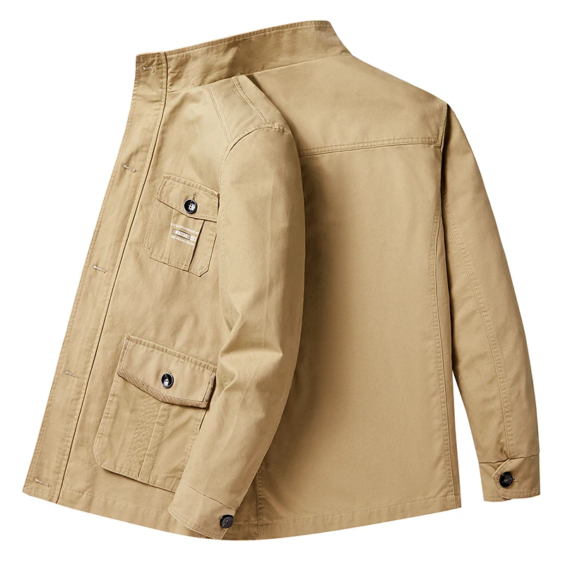 Men's Casual Cotton Work Jaet Loose Fit Turn-down Collar Outdoor Wear Long Sve Faionable Urban Sle Stand Size
Men's Casual Cotton Work Jaet Loose Fit Turn-down Collar Outdoor Wear Long Sve Faionable Urban Sle Stand Size