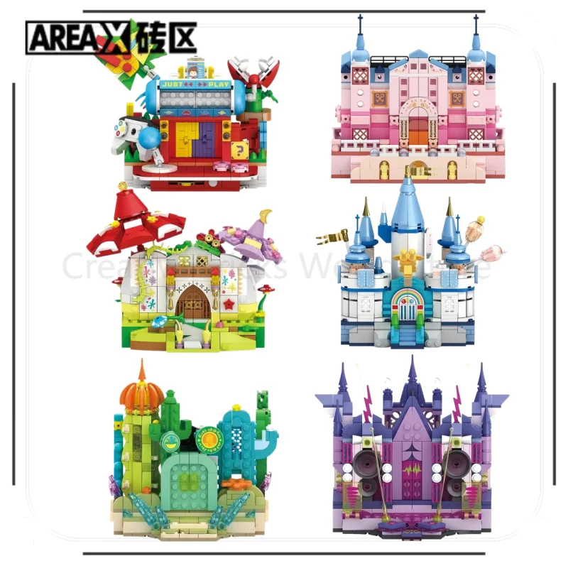 AREA-X Brick Zone Click-and-Build Castle Creative Street Scene Building Blocks: Castle Garden Assembly Kit DIY Trend Toy
AREA-X Brick Zone Click-and-Build Castle Creative Street Scene Building Blocks: Castle Garden Assembly Kit DIY Trend Toy