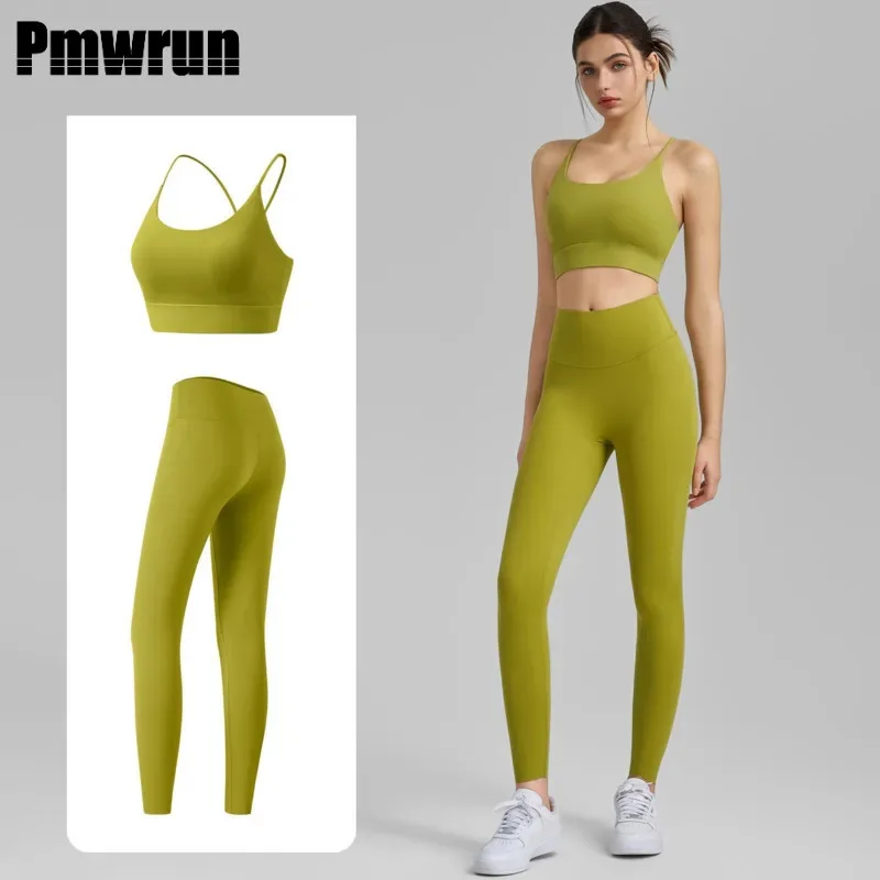 PMWRUN 2025 комплект для йоги из двух предметов, сексуальный спортивный жилет с фиксированной чашкой и ремешком, штаны для йоги с желеобразным клеем, женские брюки для йоги, Новое поступление 2025, спортивная одежда для спортзала
PMWRUN 2025 комплект для йоги из двух предметов, сексуальный спортивный жилет с фиксированной чашкой и ремешком, штаны для йоги с желеобразным клеем, женские брюки для йоги, Новое поступление 2025, спортивная одежда для спортзала