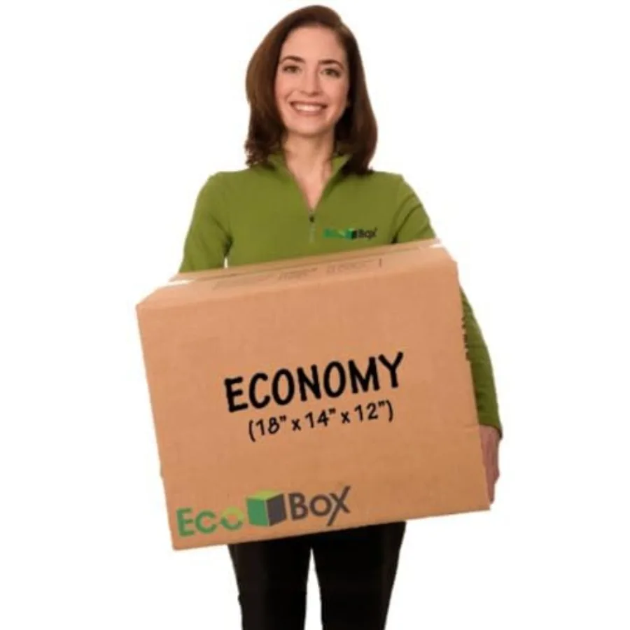 EcoBox Medium Moving Boxes Economy Size 18" x 14" x 12" Pack of 20 V-11618
EcoBox Medium Moving Boxes Economy Size 18" x 14" x 12" Pack of 20 V-11618