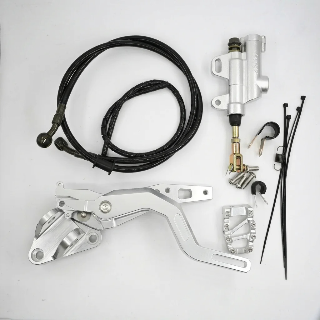 Anodized Aluminum Alloy Foot Pegs Brake Kit Non-Destructive Installation Lower
Anodized Aluminum Alloy Foot Pegs Brake Kit Non-Destructive Installation Lower