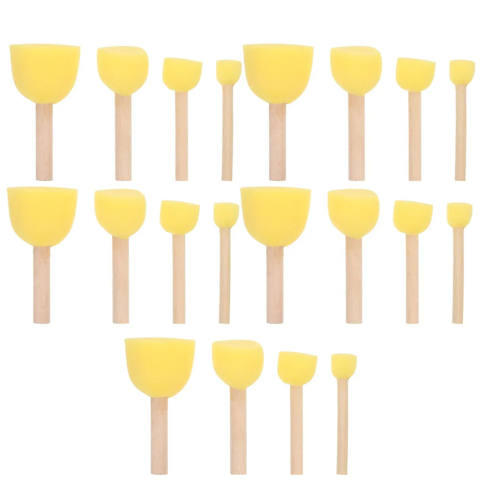 20 Pcs Sponge Brushes for Painting Kids Craft Watercolor Oil Acrylic Template Graffiti Small Child Easy Durable Gifts
20 Pcs Sponge Brushes for Painting Kids Craft Watercolor Oil Acrylic Template Graffiti Small Child Easy Durable Gifts