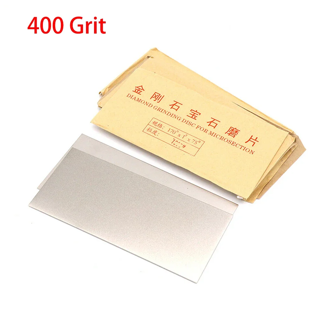 75x170mm Diamond Flat Lap Plate Jewelry Polish Grinding Disc 80 - 3000Grit Emery Diamond Sandpaper Ewelry Polishing Grinding
75x170mm Diamond Flat Lap Plate Jewelry Polish Grinding Disc 80 - 3000Grit Emery Diamond Sandpaper Ewelry Polishing Grinding