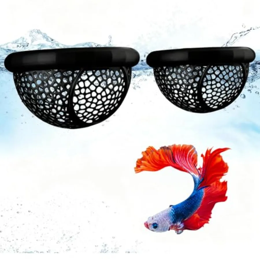 2PCS Floating Betta Hammock and Shrimp Shelter, Beta Fish Tank Decor, Aquarium Beta Hideout, 3D Printed Aquarium Decor with Fee
2PCS Floating Betta Hammock and Shrimp Shelter, Beta Fish Tank Decor, Aquarium Beta Hideout, 3D Printed Aquarium Decor with Fee