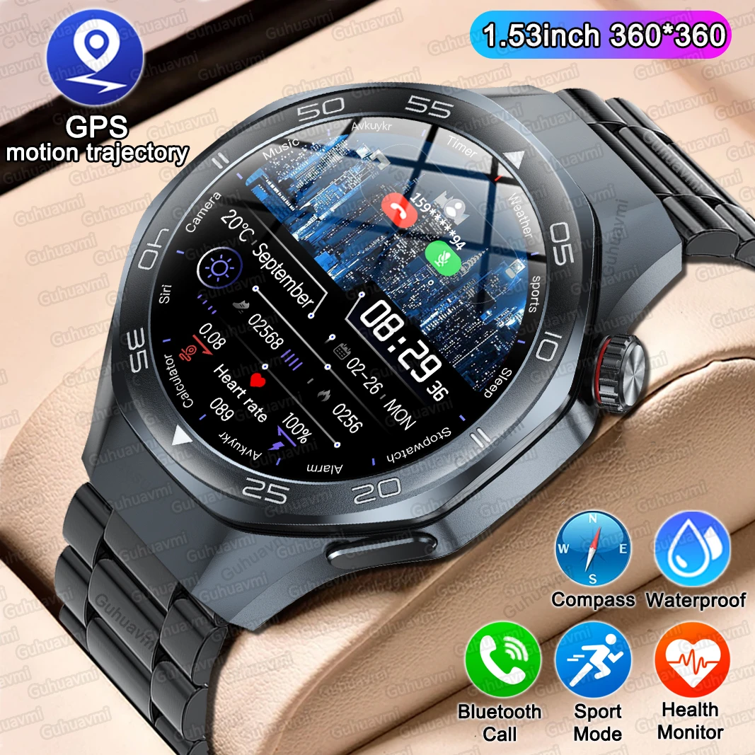 2025New Originl Watch G5 PlUS Smart Watch Men 360*360 HD AMOLED Screen GPS track Heart Rate Bluetooth Call Waterproof SmartWatch
2025New Originl Watch G5 PlUS Smart Watch Men 360*360 HD AMOLED Screen GPS track Heart Rate Bluetooth Call Waterproof SmartWatch