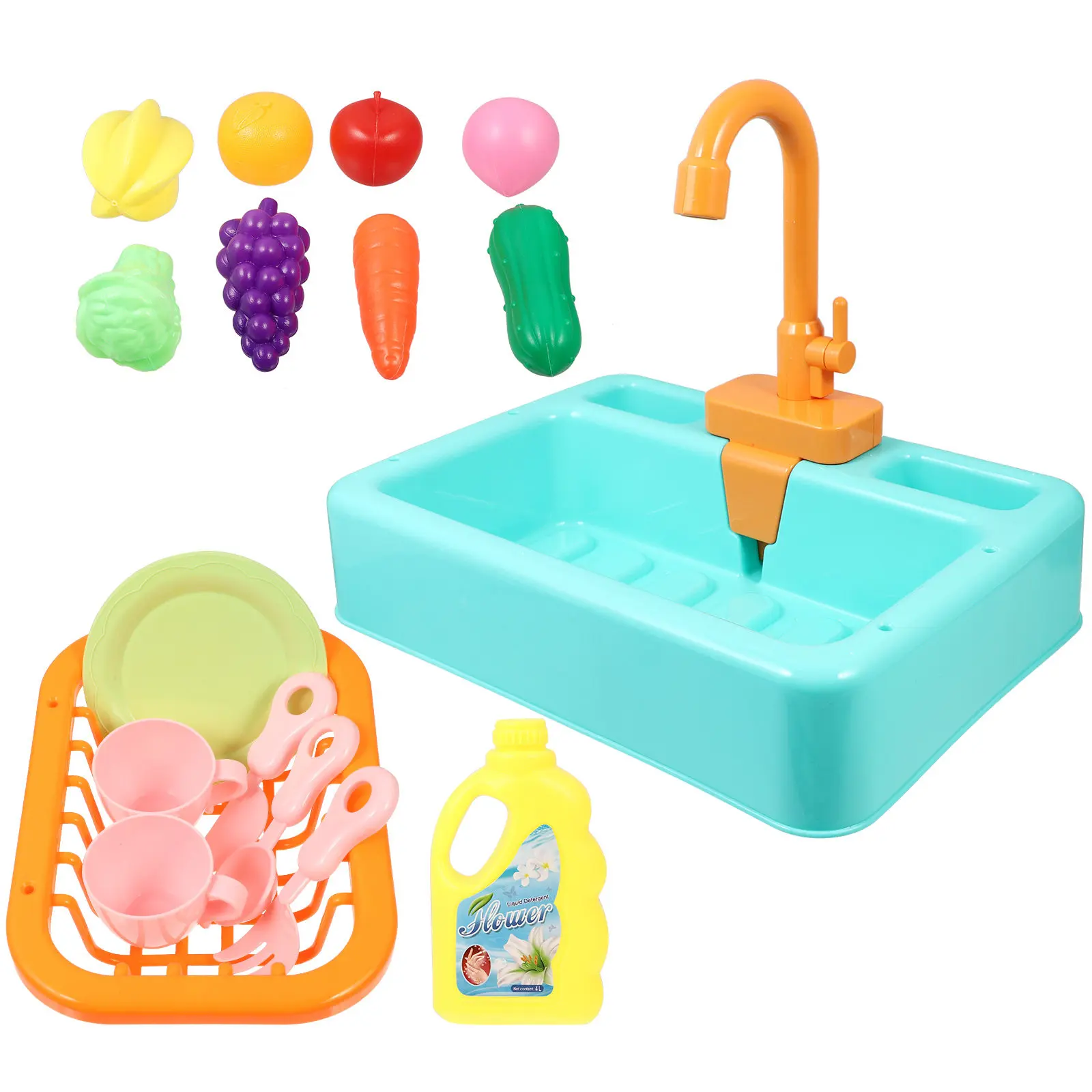 1Set Electric Circulating Water Dishwasher Playhouse Educational Kitchen Appliance Simulation Dishwashing Gift for Kids Boys
1Set Electric Circulating Water Dishwasher Playhouse Educational Kitchen Appliance Simulation Dishwashing Gift for Kids Boys