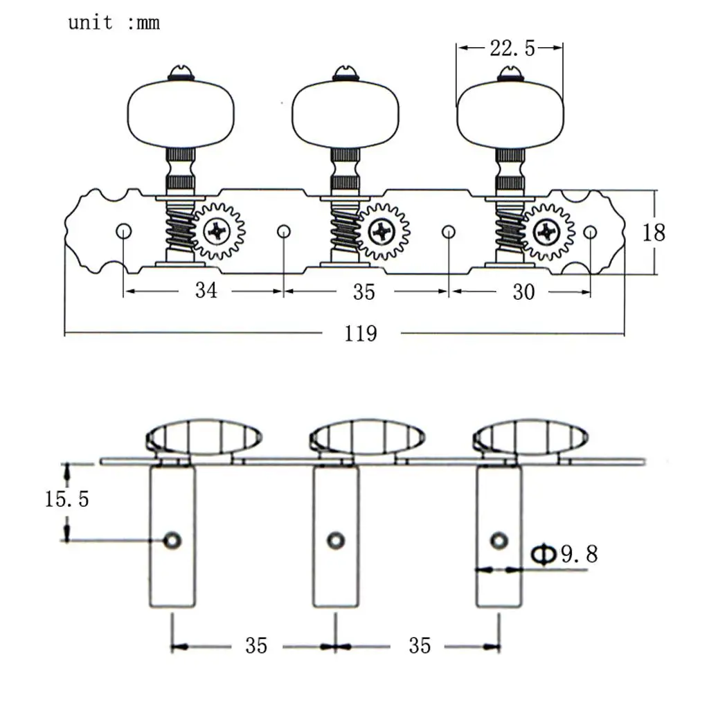 Acoustic Guitar Tuning Pegs 3L3R Metal String Tuners High Quality Guitar Accessories for Classical Guitar
Acoustic Guitar Tuning Pegs 3L3R Metal String Tuners High Quality Guitar Accessories for Classical Guitar
