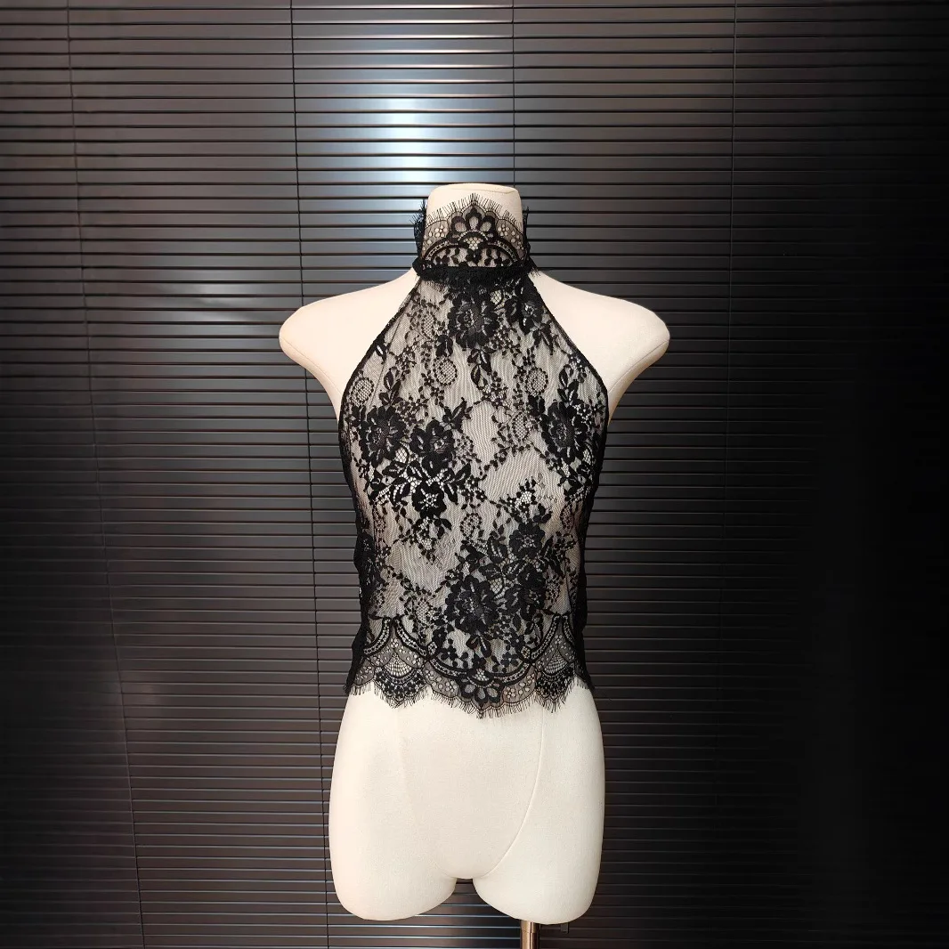 Sexy Sweet Bal Lace Crop Top Unique Slimming Svel Vest for Women Hanging Ne Design Faionable Trendy Summer Top
Sexy Sweet Bal Lace Crop Top Unique Slimming Svel Vest for Women Hanging Ne Design Faionable Trendy Summer Top