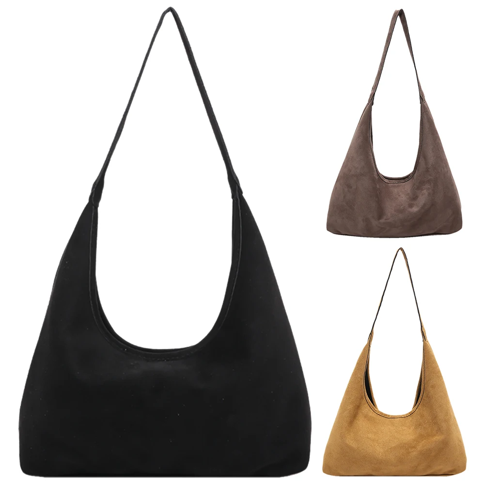 Women Suede Shoulder Purse Magnetic Closure Slouchy Hobo Bag Solid Color Handbag Trendy Shopping Travel Bag
Women Suede Shoulder Purse Magnetic Closure Slouchy Hobo Bag Solid Color Handbag Trendy Shopping Travel Bag