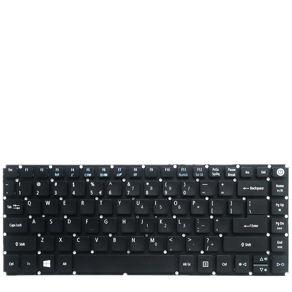 Клавиатура ноутбука ACER для Aspire E5-476 E5-476G, черная, американская английская раскладка
Клавиатура ноутбука ACER для Aspire E5-476 E5-476G, черная, американская английская раскладка