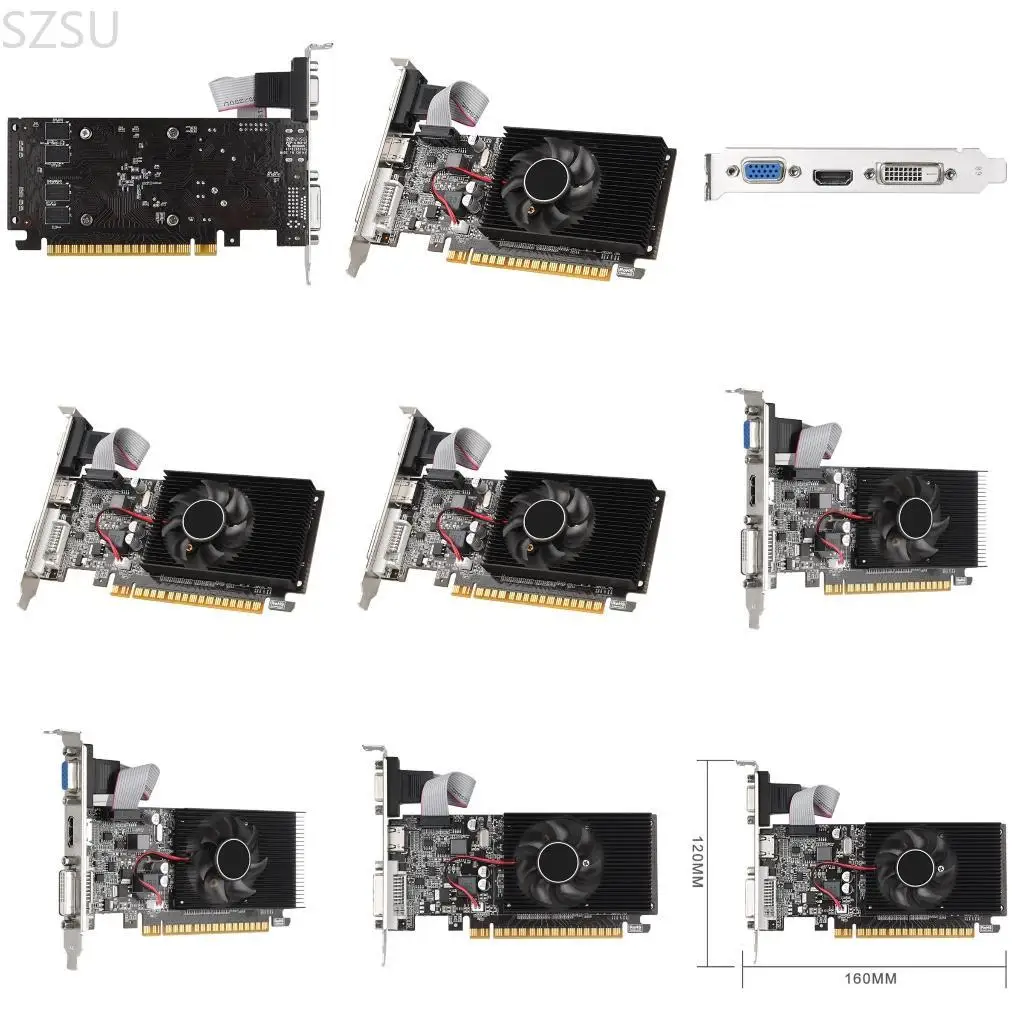 Графическая карта SZSU 1GB DDR3 GT210 1GB DDR3 Компьютерная графическая карта 64BIT 589 МГц частота памяти ПК Игровой карты Card
Графическая карта SZSU 1GB DDR3 GT210 1GB DDR3 Компьютерная графическая карта 64BIT 589 МГц частота памяти ПК Игровой карты Card