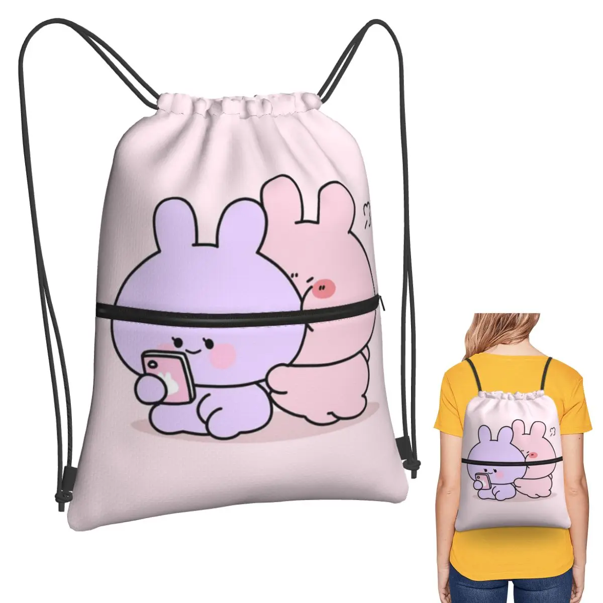 Asamimichaan Cute Asamimi Backpacks Multi-function Drawstring Bundle Pocket Sports Bag Book Bags for Travel School
Asamimichaan Cute Asamimi Backpacks Multi-function Drawstring Bundle Pocket Sports Bag Book Bags for Travel School