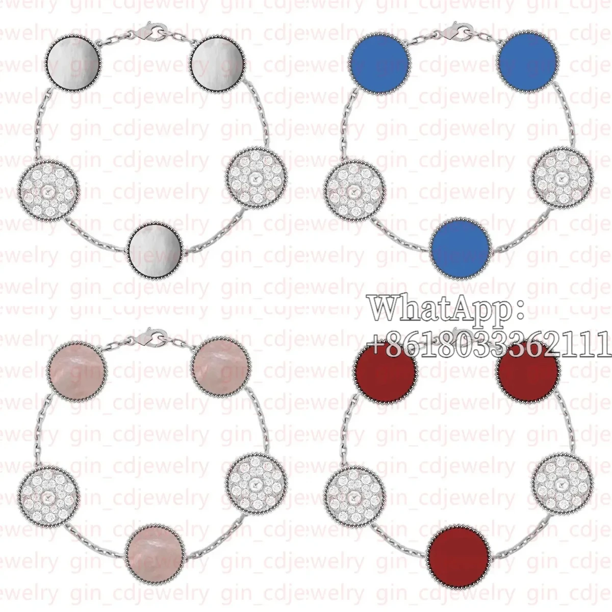 2025 New S925 Men and Women Luxury Designer Jewelry Four-leaf Bracelet 18K Gold Plated Silver Agate Diamond Fashion Gift Party
2025 New S925 Men and Women Luxury Designer Jewelry Four-leaf Bracelet 18K Gold Plated Silver Agate Diamond Fashion Gift Party