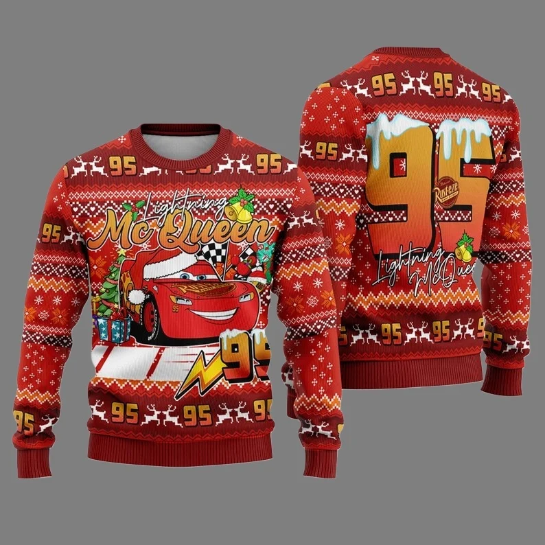 25/26 Лидер продаж, уродливый свитер серии Disney Cars, семейная толстовка с капюшоном для рождественской вечеринки, увеличенный топ для взрослых, осень/зима
25/26 Лидер продаж, уродливый свитер серии Disney Cars, семейная толстовка с капюшоном для рождественской вечеринки, увеличенный топ для взрослых, осень/зима