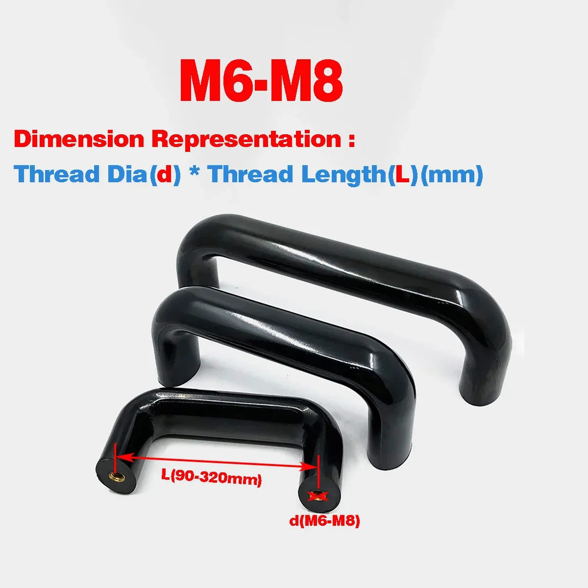 Solid Oval Bakelite Plastic Door Handle / U-shaped Machine Tool Bakelite Handle
Solid Oval Bakelite Plastic Door Handle / U-shaped Machine Tool Bakelite Handle