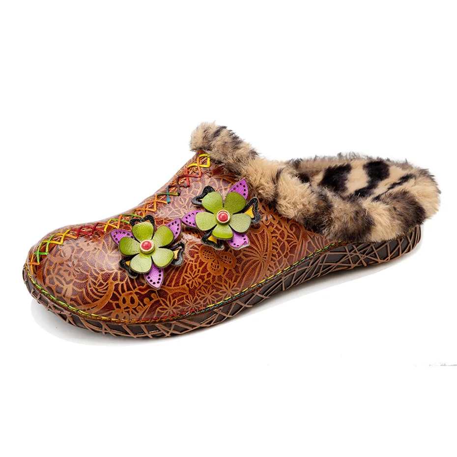 Luxury Flower Woman Half Shoes For Women Winter Home Flat Slide Designer Slippers Womens Fur Mules Genuine Leather Brand Loafers
Luxury Flower Woman Half Shoes For Women Winter Home Flat Slide Designer Slippers Womens Fur Mules Genuine Leather Brand Loafers
