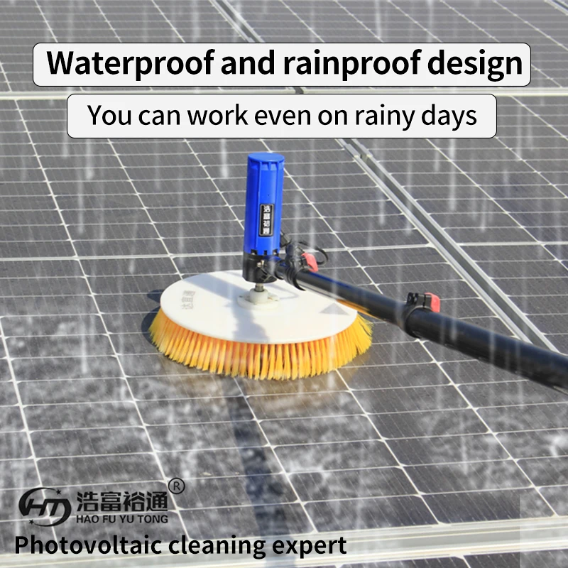 HFYT Solar Panel Cleaning Washing Machine Automatic Brush With Double Head Robot Battery
HFYT Solar Panel Cleaning Washing Machine Automatic Brush With Double Head Robot Battery