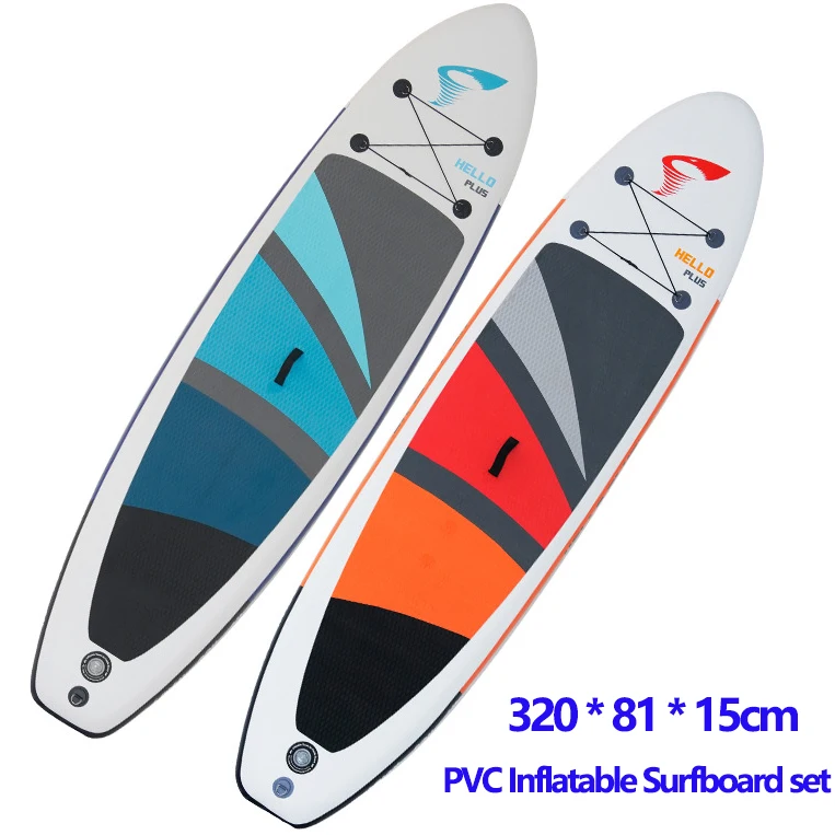 Inflatable Paddleboard Set for Beginner Surfboard with 1 Tail Fin Brushed PVC Material Boards for Water Use Load Capacity 250kg
Inflatable Paddleboard Set for Beginner Surfboard with 1 Tail Fin Brushed PVC Material Boards for Water Use Load Capacity 250kg