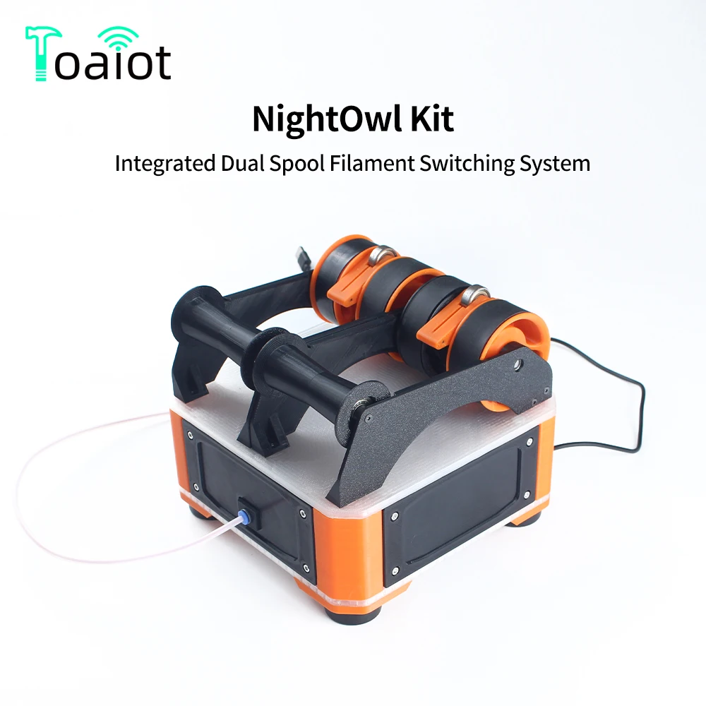 Комплект Toaiot NightOwl, интегрированная система переключения двойной катушки накаливания, многоматериальный 3D-принтер MMU для Voron2.4 Trident
Комплект Toaiot NightOwl, интегрированная система переключения двойной катушки накаливания, многоматериальный 3D-принтер MMU для Voron2.4 Trident