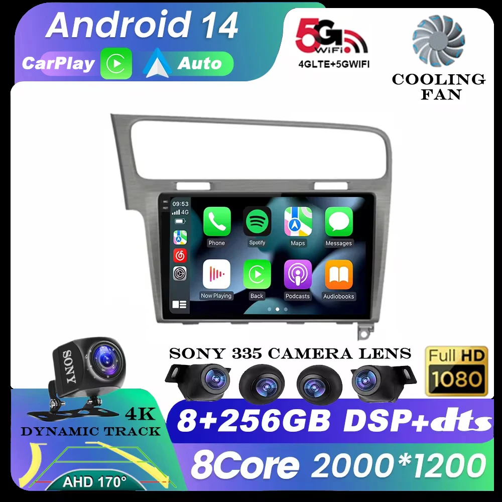 Android 14 Auto For Volkswagen VW Golf 7 MK7 GTI 2011-2021 Car Radio Carplay HD Multimedia GPS Stereo Video Player 2din WIFI+4G
Android 14 Auto For Volkswagen VW Golf 7 MK7 GTI 2011-2021 Car Radio Carplay HD Multimedia GPS Stereo Video Player 2din WIFI+4G
