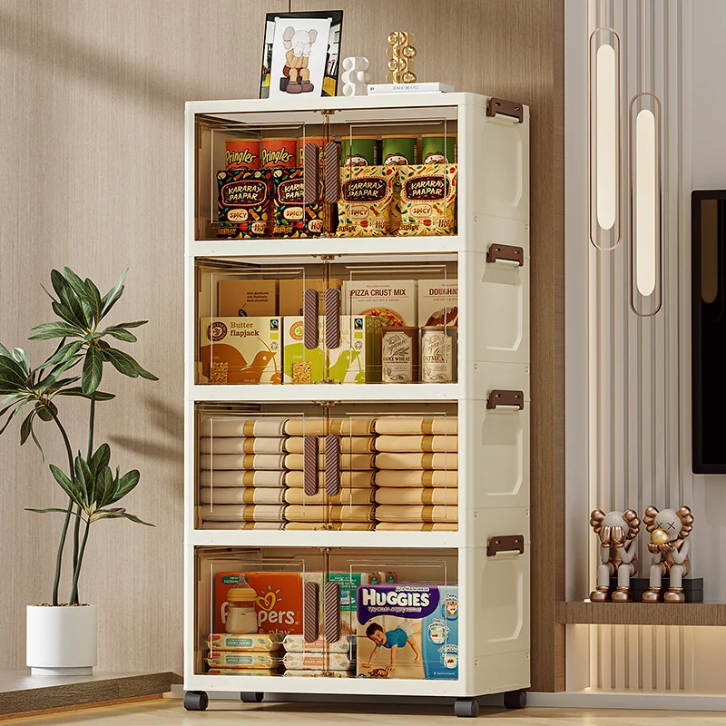 Складной шкаф для хранения в корейском стиле, пластиковый органайзер большой емкости с колесиками, штабелируемый для дома
Складной шкаф для хранения в корейском стиле, пластиковый органайзер большой емкости с колесиками, штабелируемый для дома