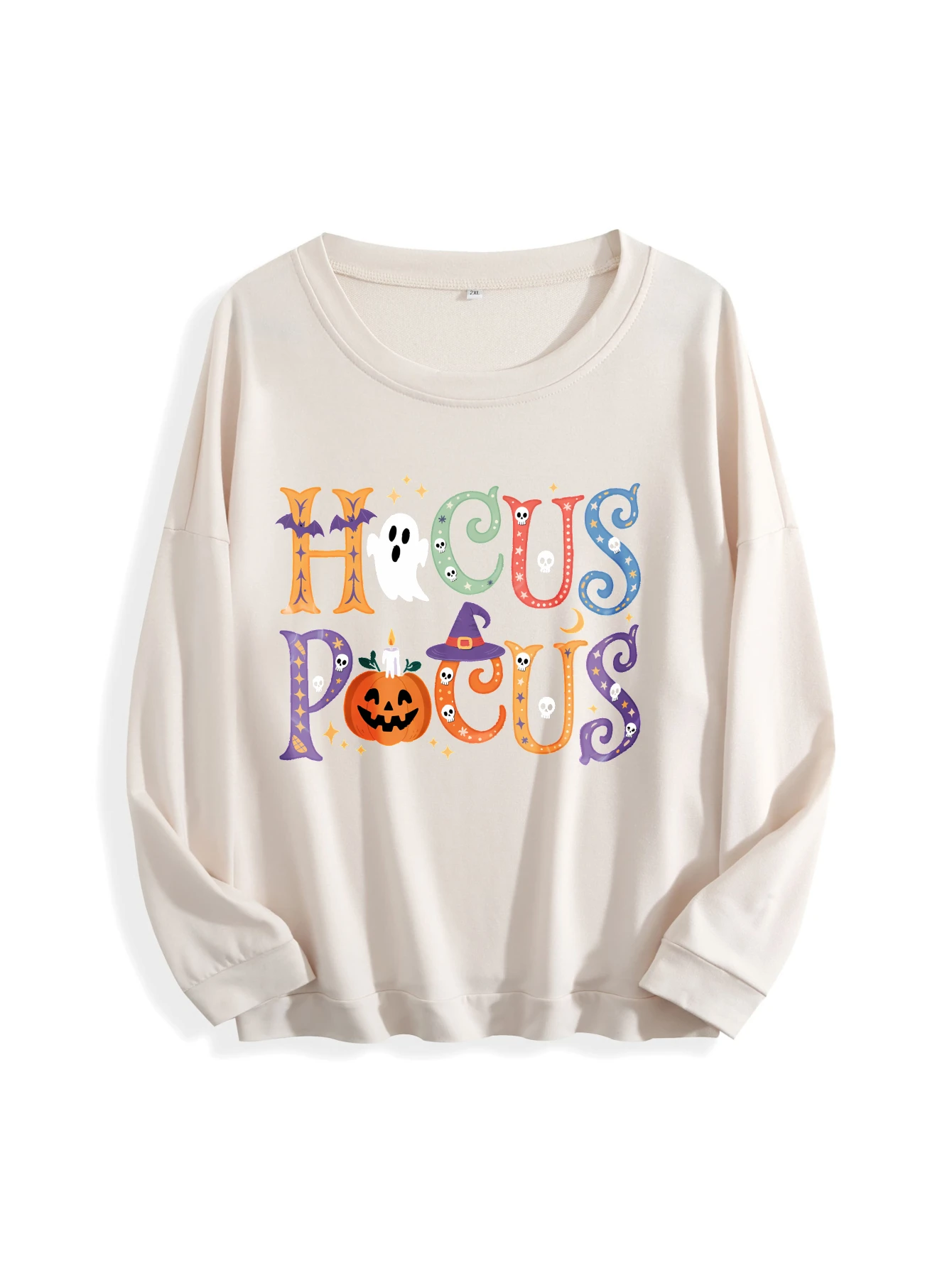 Фокус-покус, милый стильный женский разноцветный джемпер с круглым вырезом, свободный крой из чистого хлопка для осени и зимы, Хэллоуина, спортивные развлечения
Фокус-покус, милый стильный женский разноцветный джемпер с круглым вырезом, свободный крой из чистого хлопка для осени и зимы, Хэллоуина, спортивные развлечения